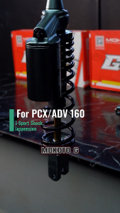 MOKOTO PCX 150/160 ADV 150/160 REAR SHOCK ABSORBER 335M G-SPORT HIGH SUPENSION SHOCK 2PCS FOR HONDA PCX/ADV MOTORCYCLE