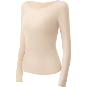 AIMO | Earse Warm Ultra-Thin Round Neck Womens Thermal Underwear Set Large Size Long Sleeve One-Piece Suit For Autumn And Winter