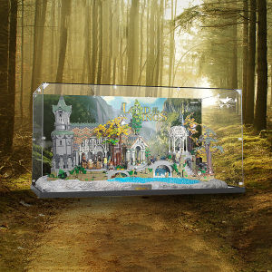 Applicable to Lego 10316 The Lord of the Rings Magic Ring Hobbit Rivendell Valley Castle Display Box LED Lighting