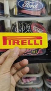 ตัวรีดติดเสื้อ ตีนตุ๊กแก สติ๊กเกอร์ Sticker อาร์ม ตัวรีด อาร์มติดเสื้อ รถ ลาย โลโก้ พีรารี่ Pirelli Iron on Patch Badge Racing ตกแต่งเสื้อผ้า DIY สติ๊กเกอร์ติดรถ ยางมอเตอร์ไซค์ ยางบิ๊กไบค์ Bigbike