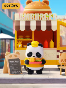 ของเล่นตัวละครแฮนด์เมด PandaRoll รถเบอร์เกอร์รีสอร์ต ของเล่นตัวละครสำหรับตกแต่งโต๊ะ ของเล่นตัวละครรุ่นจำกัดสำหรับร้านขายของเล่น