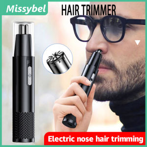 New electric nose hair trimmer for mens rechargeable nose cleaning and hair removal scissors for womens shaving and hair removal mini nose hair scraper