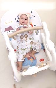 Thảm đàn thảm chơi Honper cho bé tích hợp xe đẩy xe tập đi BabyUS