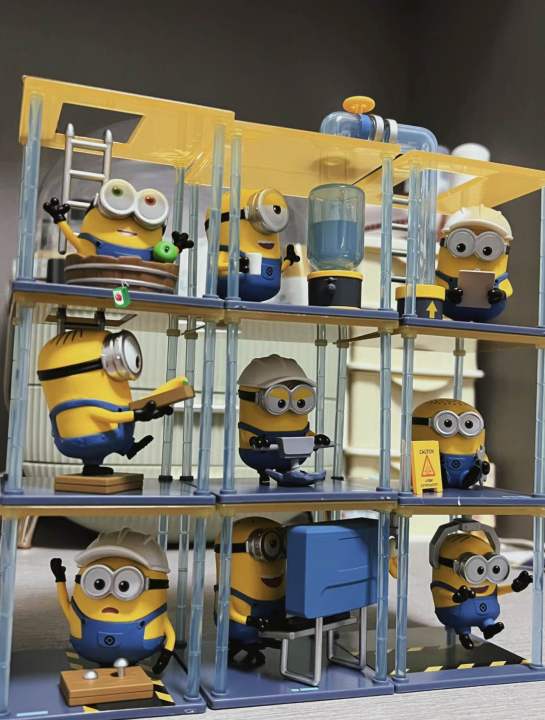 POPMART Minions At Work Series Blind Box 泡泡玛特 小黄人秘密基地系列 盲盒 | Lazada