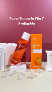Toner/ Nước hoa hồng dưỡng da The Pure Jeju Tangerine Vitamin C Prettyskin 250ml - Hàn Quốc