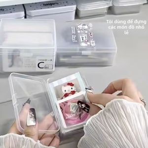 Hộp Lưu Trữ Phân Cách Màu Đục cho Thẻ Idol và Sticker