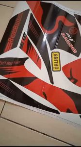 STRIPING STICKER VIXION R VIXION ALL NEW REDBULL