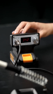 KEELAT Cordless Electric Soldering Iron Welding Adjustable Temperature Electric Soldering Iron LED Digital Household DIY Soldering Tin Hot Pencil Tool
