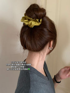 Large Size Silk Satin Hair Ties Real Silk Hair Bands No Trace Hair Bands Heavyweight Hair Accessories Hair Wraps MIA MAY