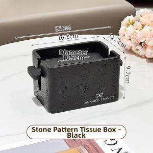 XIAOHUANGLU | Creative Luxury Ceramic Tissue Box Organizer