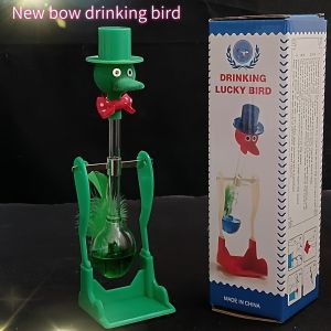 New Bow Drinking Water Bird Perpetual Moving Bird Drinking Water Dinosaur. Physical Science Drinking Birds