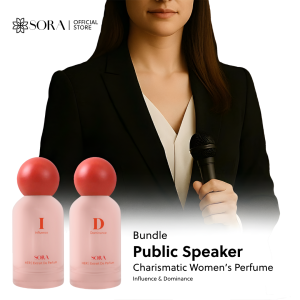 SORA Bundling Public Speaker I+D - Parfum Wanita Paling Kharismatik 50ml Extrait De Parfum