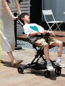 Lightweight Portable Travel Stroller for Older Children Easy to Push Child Carrier Vehicle Ideal for Outings And Transport