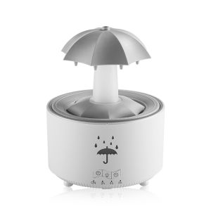 Raindrop Aroma Humidifier 7 Color Light 300ml 2-8H Timer Essential Oil Diffuser Nice for Christmas Decor
