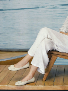 Joy & Peace | Spring New Comfort Commuter Simple Square Buckle Soft Flat Shoes