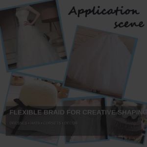 6/8/10/12/15mm Polyester Corset Boning for DIY Wedding Dress & Bra Making Sewing Craft Material Home Supplies 5m
