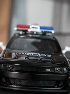 【TR TOY】 DODGE HELLCAT POLICE 1:32 ALLOY DIE CAST CAR MODEL VB32794