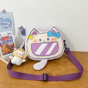 Cute Kitten Bag Female Messenger Bag Japanese Style All-Match Cartoon Partysu Shoulder Bag Cute Girl Girls Mobile Phone Bag