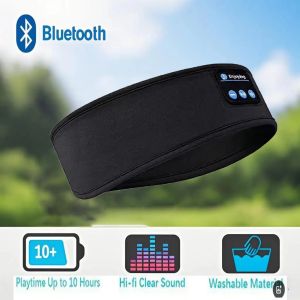 Wireless Bluetooth Sleeping Headband Fone Earphones Sports Sweatband Sleeping Band Headset Music Soft Elastic Eye Mask Headphone