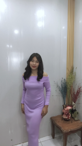 Sabrina long dress | Wanita Rib Knit Premium Panjang