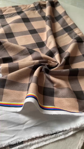 Vải Chéo Kẻ Phủ Nỉ Nhẹ Khổ 1m5 - Chất Mềm Rũ Nhẹ Ít Giãn - May Áo Khoác Váy Chống Nắng Khăn Bàn