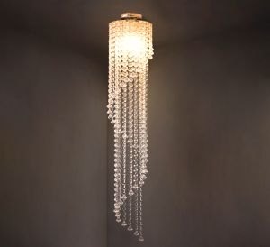 Lampu Hias Gantung Manik Kristal Akrilik Transparan