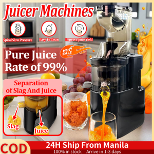 Fully Automatic Juicers Heavy Duty Original With Separator Slag Juice Separator Juicer Machine Multi-Functional Juicer Machines Juicer Fruits And Vegetables Blender Portable Juicer For Home Office Restaurant PH