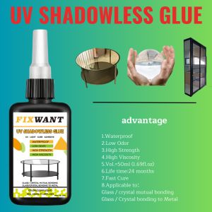 Crystal Resin UV Glue DIY Jewelry Making High Hardness Fast Drying Harder Epoxy Glue UV Lam 10ML/ 50ML