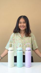 LocknLock Exclusive Bundling Sling Ring Tumbler 800ml + Daily Cotton DosiLock Lunch Box Set