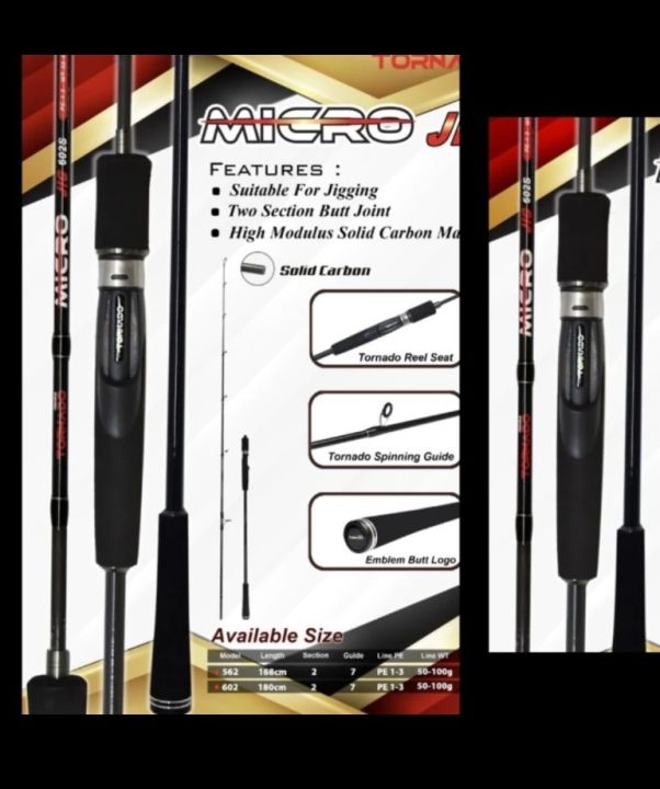 Micro Jig Model Joran Jigging Joran Tornado Micro Jig 562 602