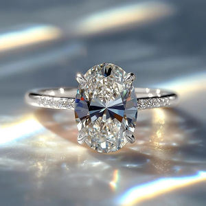 Huitan Elegant Women Ring for Wedding Engagement Luxury Inlaid Bright Blue CZ Lady Party Accessories Delicate Lady Jewelry Gift