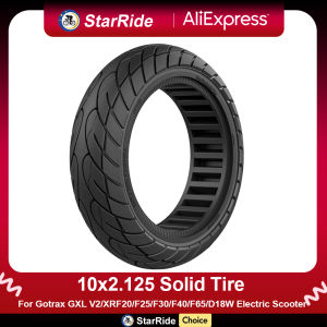 10x2.125 Tubeless Solid Tires for Gotrax GXL V2/XR Xiaomi Pro 2/M365/1S/F20/F25/F30/F40/F65/D18W/D28U/D38U Replacement Part