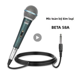 Micro Điện Dung Chuyên Nghiệp Có Dây Cho PC Karaoke Chơi Game Phát Trực Tiếp - Bộ Mic Hypercardioid Cầm Tay Với Hệ Thống Âm Thanh Hát