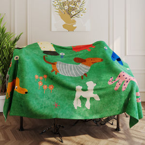 Cartoon Fun Universal Drum Cover Dust Proof Sun Protection Jazz Drum Electronic Drum Greying Prevention Cloth Home Textile