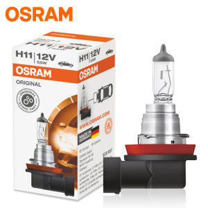 Osram | OSRAM Original H11 Car Halogen Headlight 12V 55W 64211 PGJ19-2 Original Line Auto Bulb 3200K Standard Lamp OEM Made In Germany