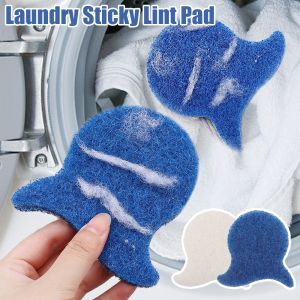 Fish Shape Washing Machine Sticky Lint Pad Laundry Washer Pet Hair Remover Lint Catcher Clothes Cleaning Fur Filter Sponge Accessories