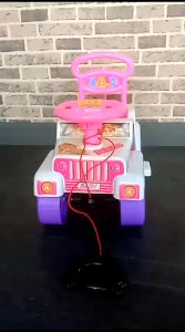 mobil dorong anak cewek berbie - mobil jeep anak - reide on car - shp bj 597 Mainan Anak Usia 3-5 Tahun Mobil Dorong Warna Pink Dan Putih Mobil Dorong Princess Dengan Suara - Lazada