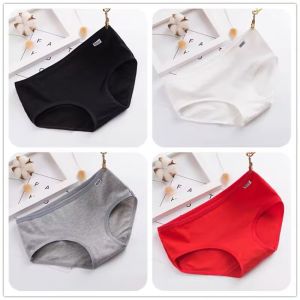 4Pcs/Lot Teenage Panties 10-14Years Old teen Underwear Children Cotton Kids Girls Solid Color Puberty Big Sport Colorful
