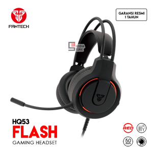 Fantech FLASH HQ53 Headset Gaming Mobile Garansi Resmi 1 Tahun Noise Cancellation Headset Mobile Driver Unit 50Mm Plug Tipe Universal 3.5Mm - Lazada