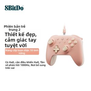 8BitDo | Tay cầm Orion 2 Youth Edition (Hall) - Joystick Chống Drift Wireless 2.4G cho PC Android Steam