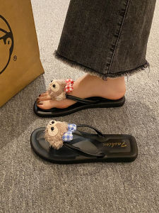 Shirley Womens Thong Slippers Casual Beachwear Anti-Slip Suitable for Skirts Fashionable Summer Outdoor Sandals