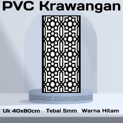 krawangan pvc board/foam board uk 40x80cm tebal 5mm - RK163