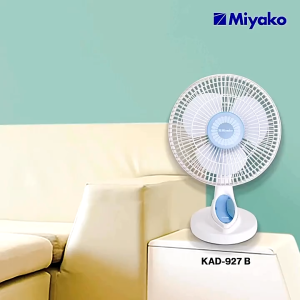 Miyako Desk Fan KAD 927 B - Kipas Angin Meja Dinding Minimalis Serbaguna -MN