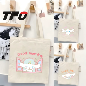 TFO Tote Bag Kuromi Character from the Sanrio Universe College School Tote Bag