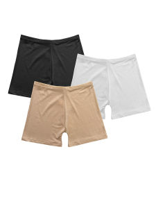 Summer Thin Womens Boxer Shorts Safety Pants Three-Inch Bottoms Underwear Briefs Prevent Exposure Home Comfortable Modal Fabric