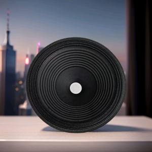 Daun Speaker 12 Inchi Hitam Garis Tebal 3 Gelombang Lubang Coil 38mm