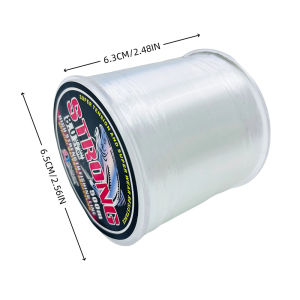 Dây Câu Cá Nylon Limnoid 500m Độ Bền Cao Phủ Fluorocarbon Chống Mài Mòn Trong Suốt Dùng Cho Nước Ngọt & Nước Mặn Chịu Lực 3.8kg-21kg