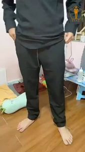 Quần đũi thá¡ TRAZ quần đũi dài nam cạp thun siêu đẹp