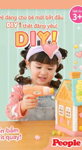 Bộ Đồ Chơi Lắp Ráp DIY Bí Bật Neji Cho Bé Tự Lắp Ráp Và Trang Trí Linh Hoạt Hàng Chính Hãng People