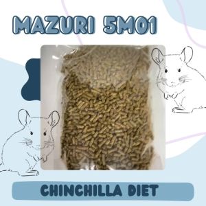 ใหม่ mazuri 5M01 อาหารชินชิล่า chinchilla diet ขนาดทดลอง 400กรัม / 800กรัม